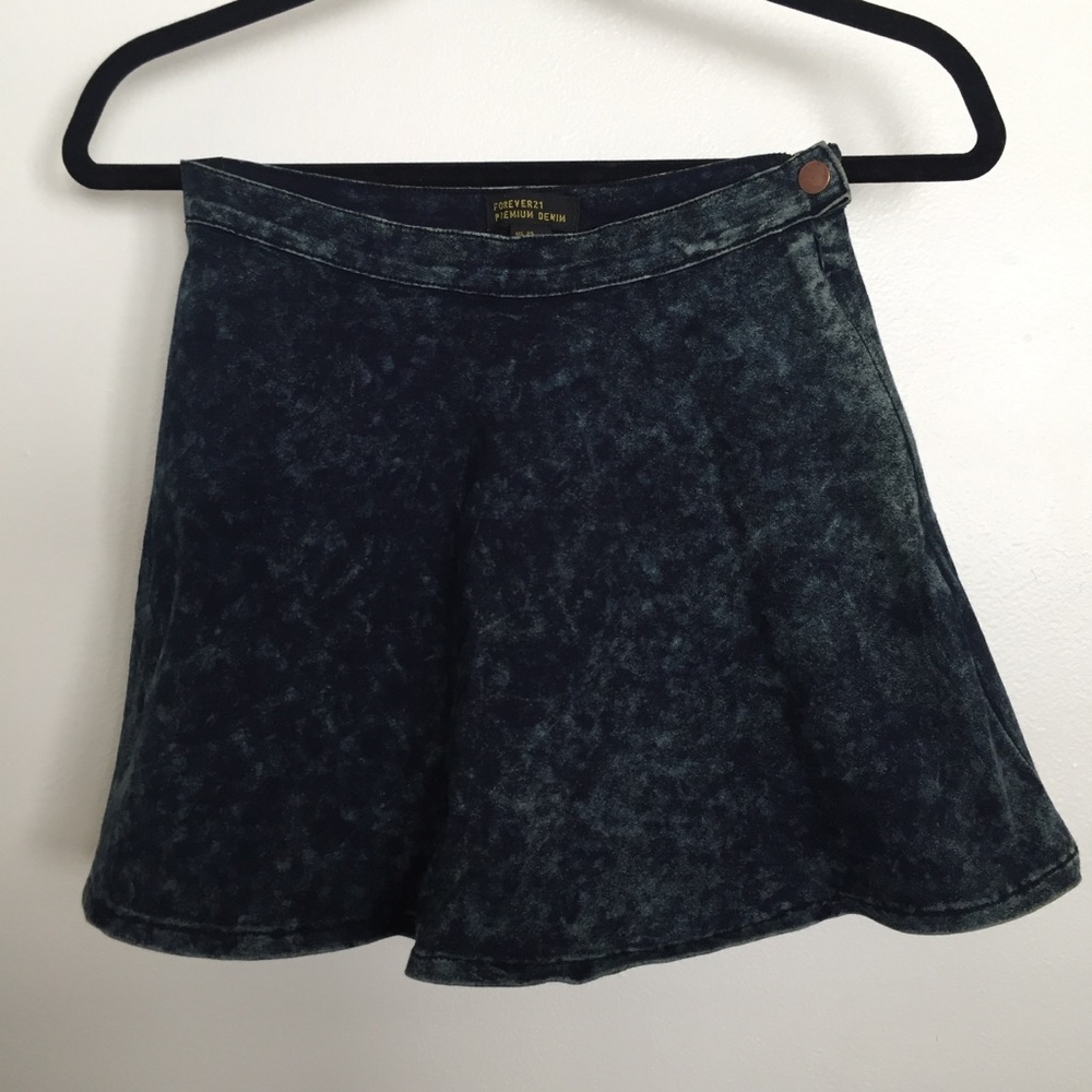 Flowy Jean Skirt